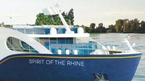 Rendering of Spirit of the Rhine river cruise ship
