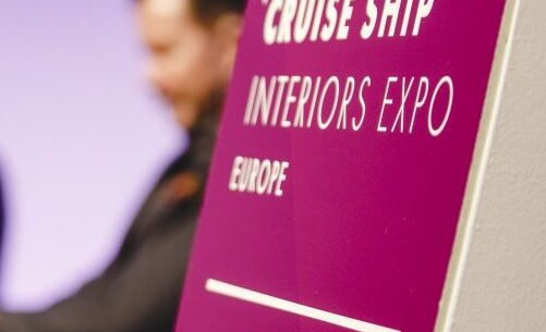 cruise ship interiors expo sign