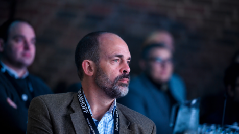 Jon Ingleton looks pensive at Sustainable Design Summit